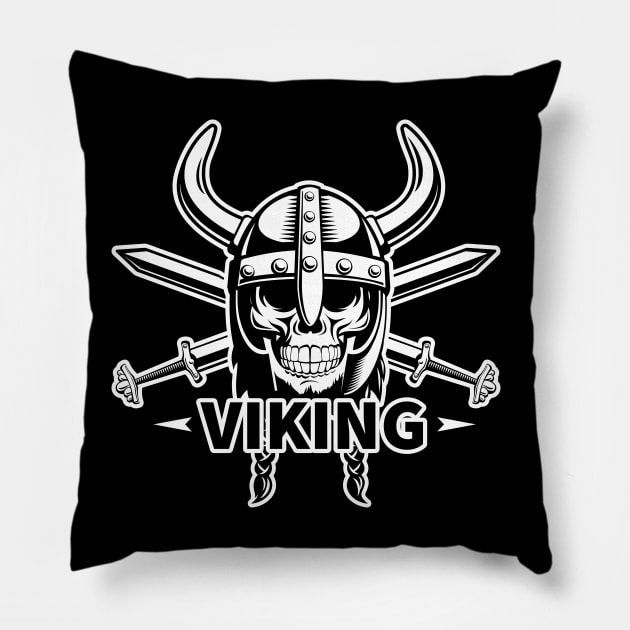 Viking Norse Warrior Pillow by XOZ