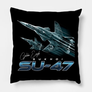 Sukhoi SU-47 the Golden Eagle Russian Fighterjet Pillow