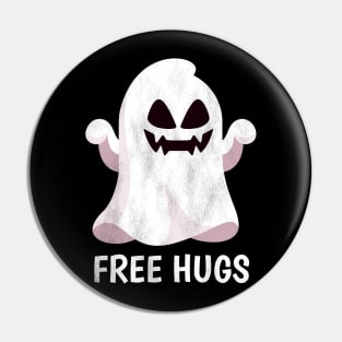 Halloween Costume Men Women Gift Kids Boo Free Hugs Ghost Pin