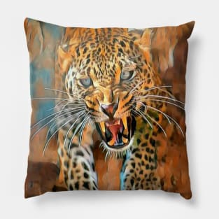 The leopard Pillow