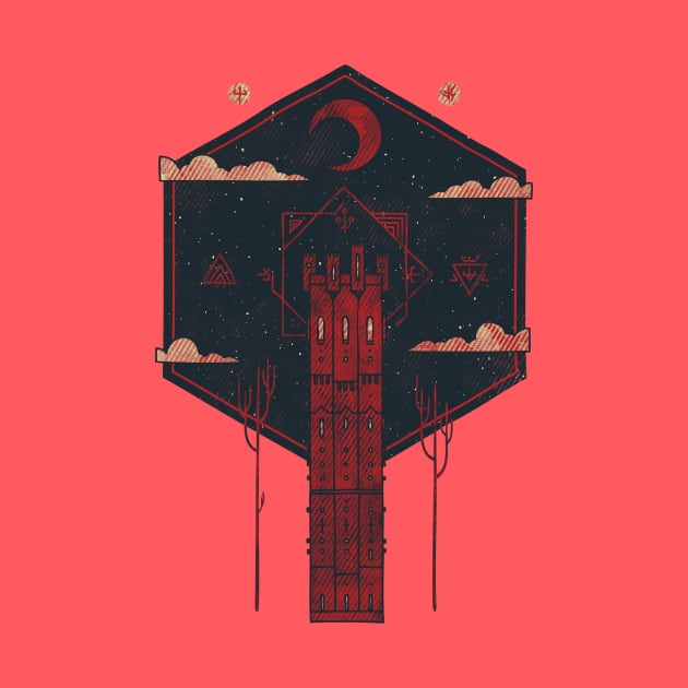 The Crimson Tower by againstbound