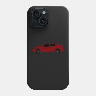 Dodge Dart Passion Red Sticker Phone Case