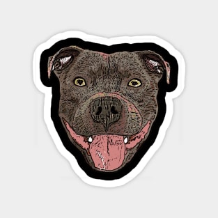 Staffordshire Bull Terrier Magnet