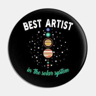 Best Artist in the Solar System Pin