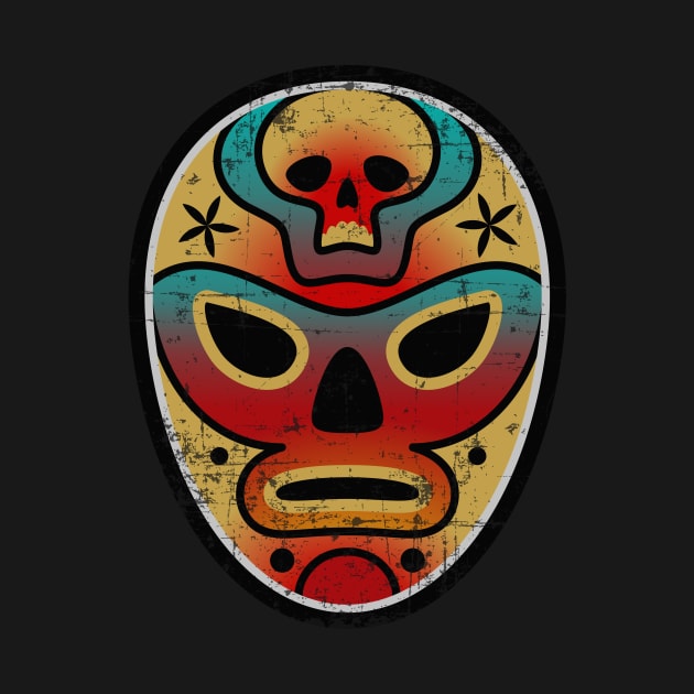 Luchador - Wrestling - Grunge design by verde