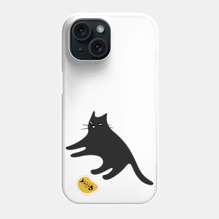 Black Cat Knows You Have More Phone Case