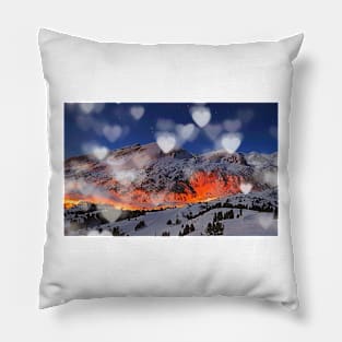 mountain hearth Pillow