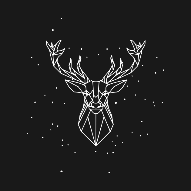 geometric deer by DAVINCIOO