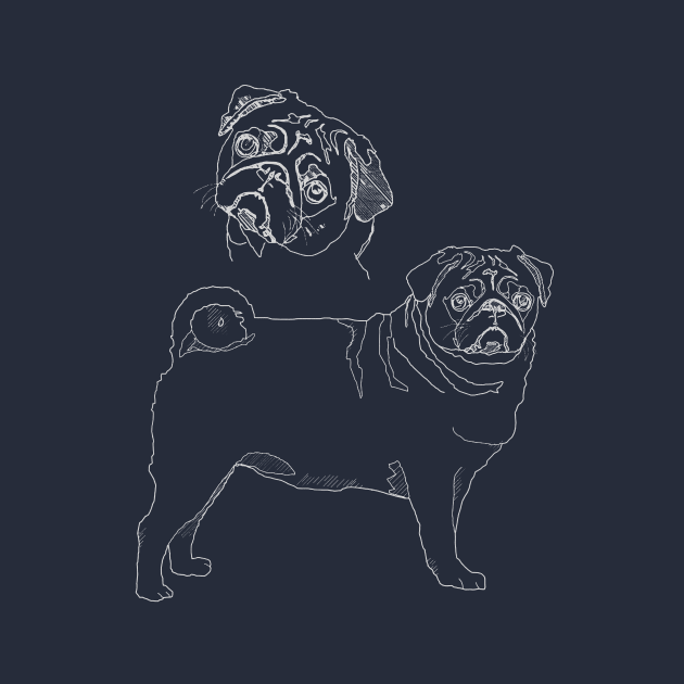 Pug by blurryfromspace