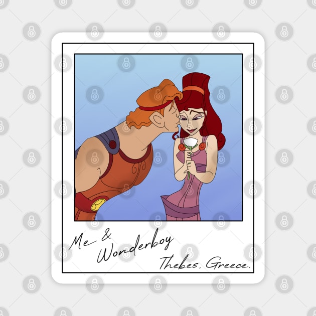 Meg & Wonderboy Magnet by Master Of None 