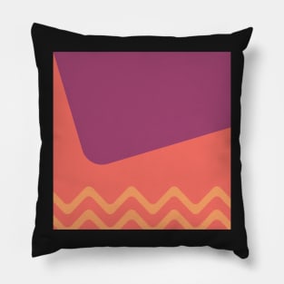 Abstract shapes Square and zigzag Pillow