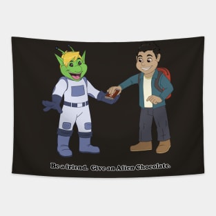 New Alien Friend Tapestry