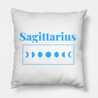 Sagittarius with Moon Phases Pillow