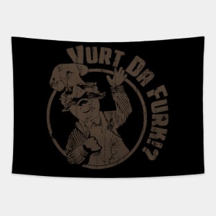 Retro Vintage Aesthetic - Vert Der Ferk Retrocolor Tapestry