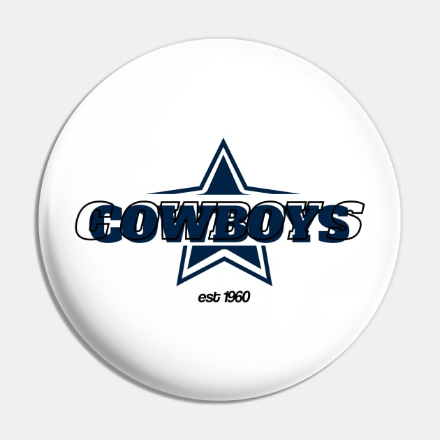 Dallas Cowboys Pin by Grade Design