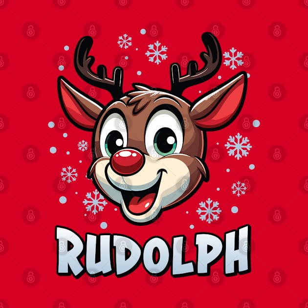 Santa’s Reindeer Rudolph Xmas Group Costume by Graphic Duster