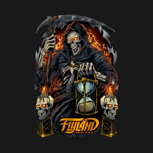 Grim Reaper with Hourglass by FlylandDesigns