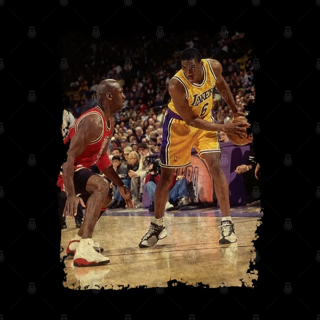 Eddie Jones vs Michael Jordan, 1998 by Omeshshopart