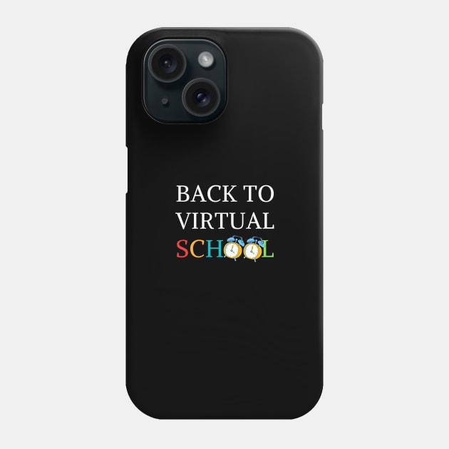 back to virtual school Phone Case by Mary shaw