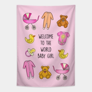 Welcome to the world baby girl Tapestry