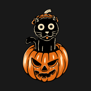 Pumpkin Cat T-Shirt