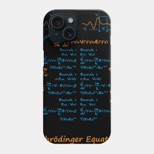 Schrodinger equation full (dark) Phone Case