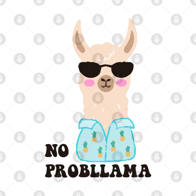 llama - no probllama - funny by zaiynabhw