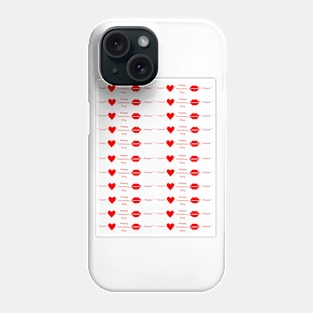 Loved And Kissed Phone Case