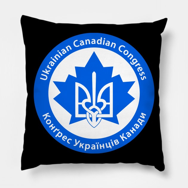 Ukrainian Canadian Congress, Original Version Logo Pillow by Vladimir Zevenckih