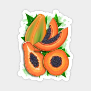 Papaya Party Magnet