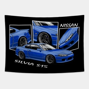 Nissasn Silvia S15, JDM Car Tapestry