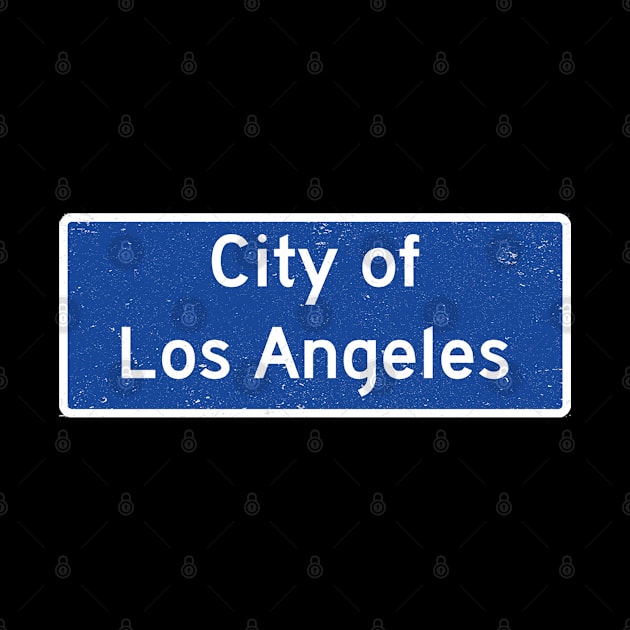 City Of Los Angeles Street Sign by mBs