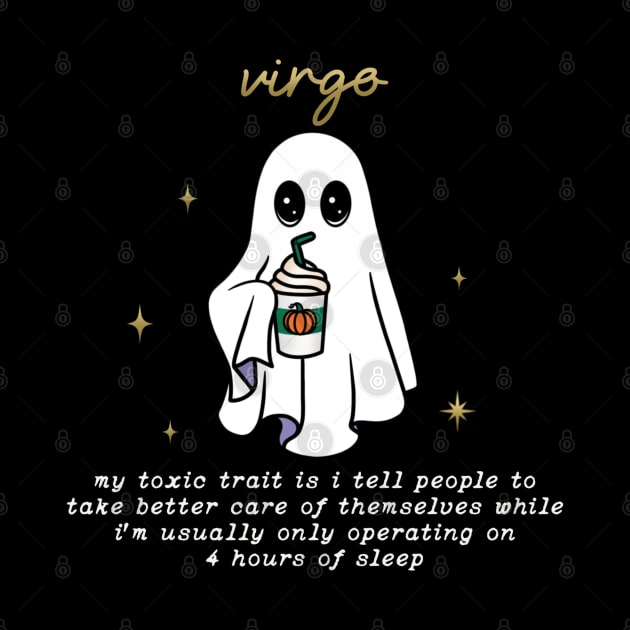 Virgo halloween ghost psl quote by moonstruck crystals