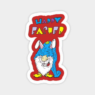 Easter Bunny Gnome "Happy Easter" Message Magnet