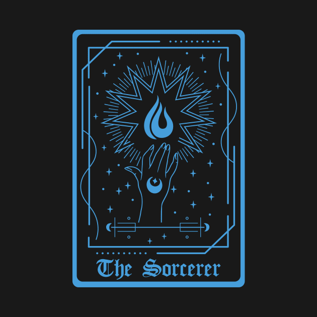 D&D Sorcerer Class Tarot Card by Sunburst