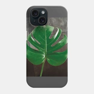Monstera leaf Phone Case