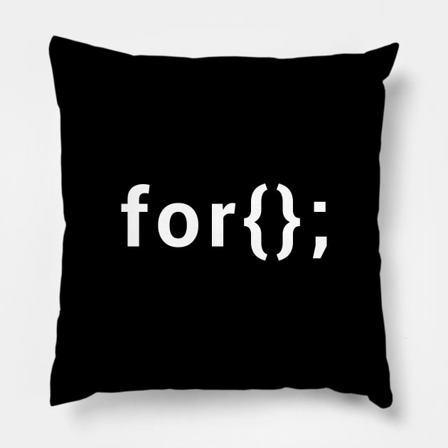 Programmer / Developers / Coder Minimal Design (Profession Collection) Pillow by Minimal DM