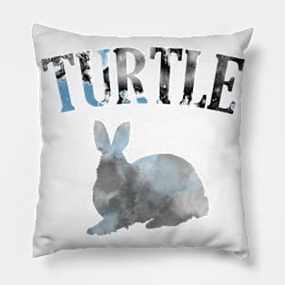 Slightly Wrong Turtle - Funny, Cute, Animal, Gift, Present Pillow