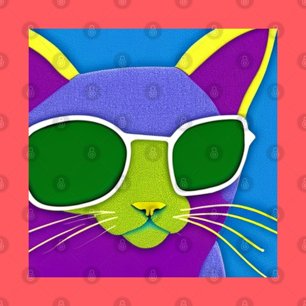 Cool cat #3 by ThePawPrintShoppe