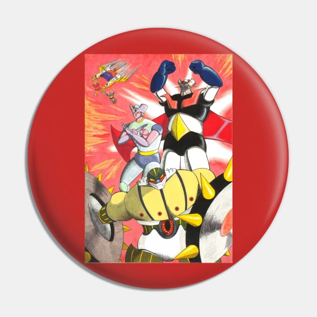 Jeeg VS MazingerZ Pin by CristianoMarzio