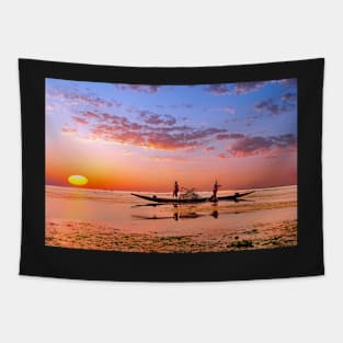 Inle Sunset. Tapestry