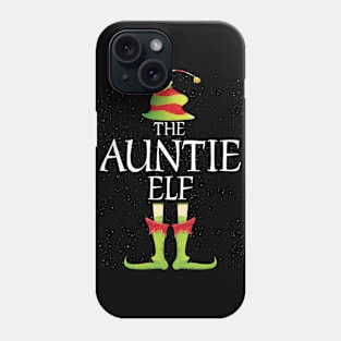 Auntie Elf Family Matching Christmas Group Funny Gift Phone Case