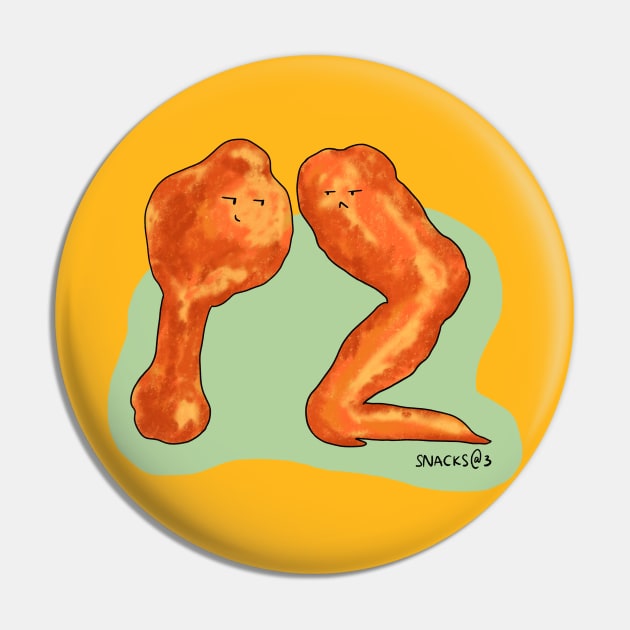 Chicken wing set with wing and drumette Pin by Snacks At 3