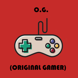 OG Original Gamer Throwback T-shirt T-Shirt