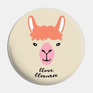 Funny Llama Alpaca Cute Animal Pin