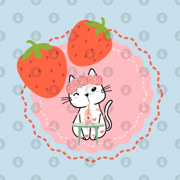 Strawberry shortcake by tubakubrashop