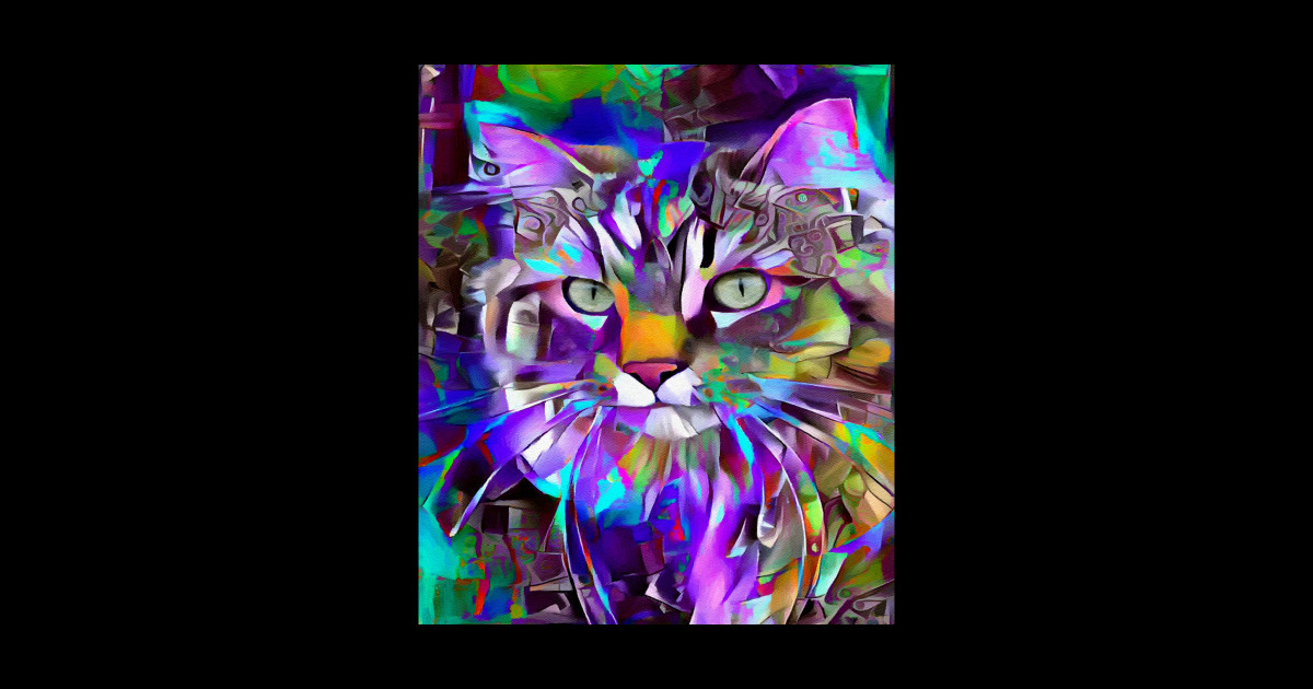 Rustyn cat - Cat - Posters and Art Prints | TeePublic