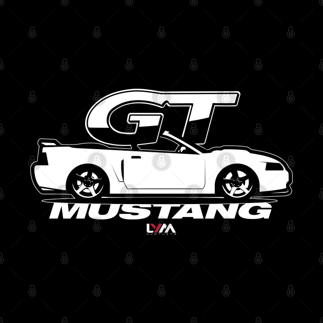 New Edge 1999-2004 Ford Mustang GT Side by LYM Clothing