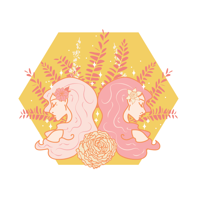 Gemini Twins (Pink) by VenusAndMoon