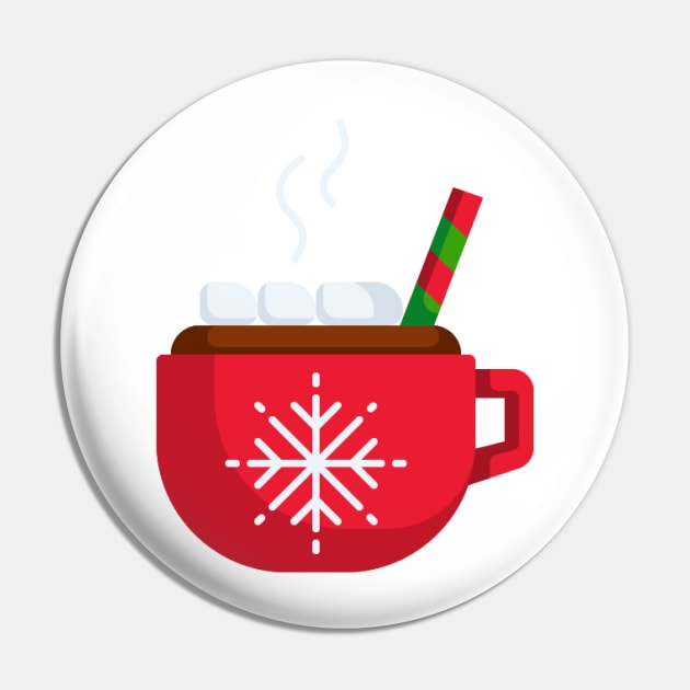 Hot Cocoa Pin by Visualism